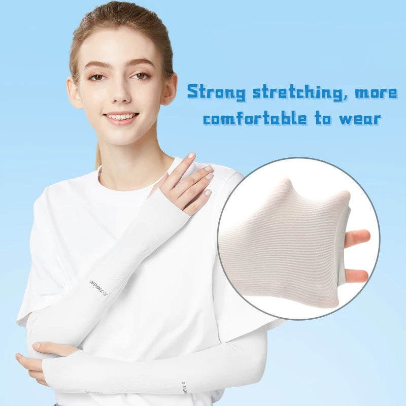 Cycling Arm Sleeves Ice Fabric Sleeve Outdoor Sport