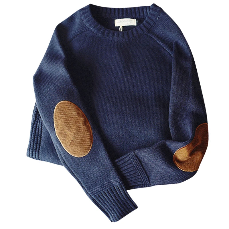 Men Sweater Fashion Patch Designs Streetwear