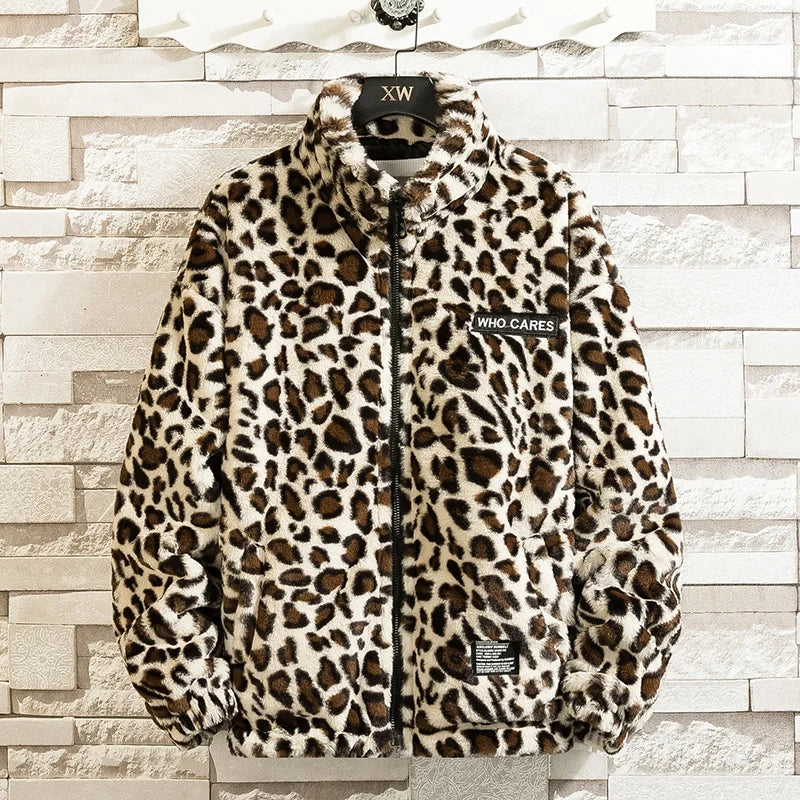 Print Jacket Loose and Comfortable Cotton-padded Jacket Fashion Men's and Women's