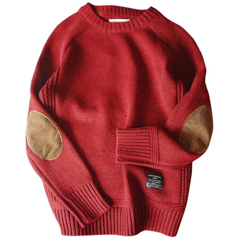 Men Sweater Fashion Patch Designs Streetwear