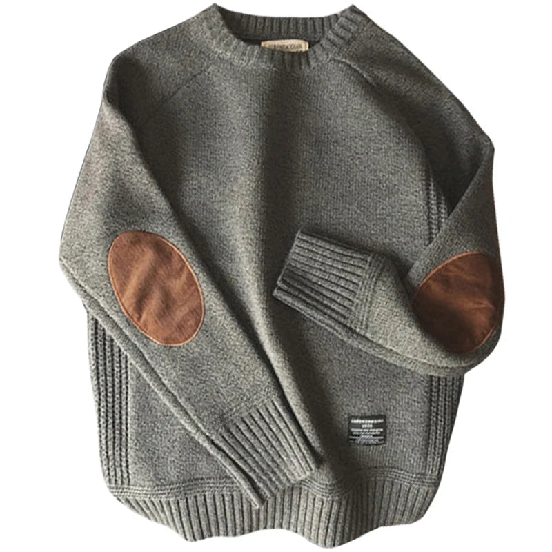 Men Sweater Fashion Patch Designs Streetwear