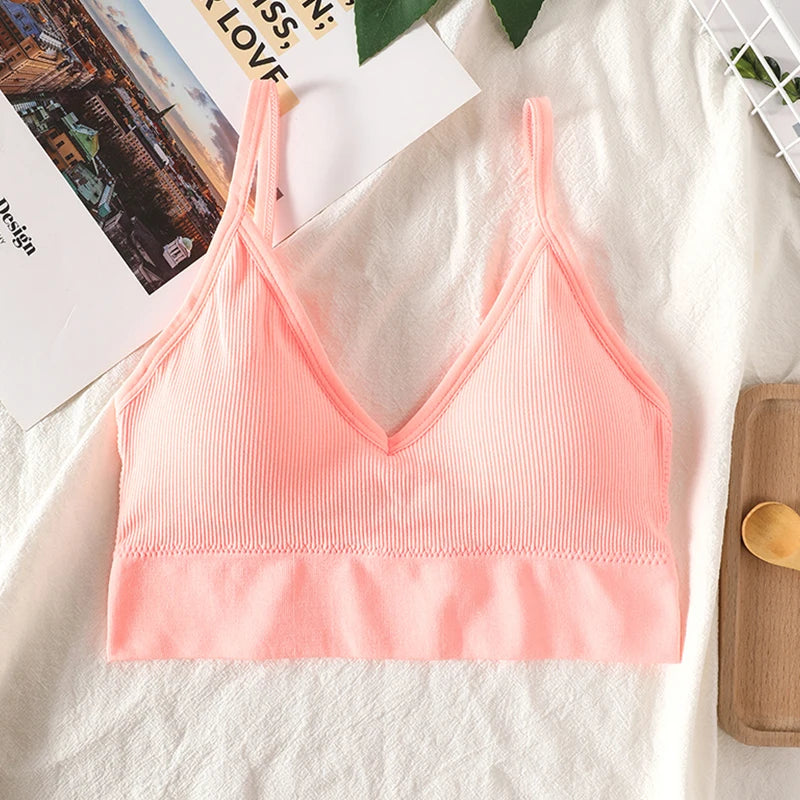 Women Bra Female Streetwear Sleeveless Tanks