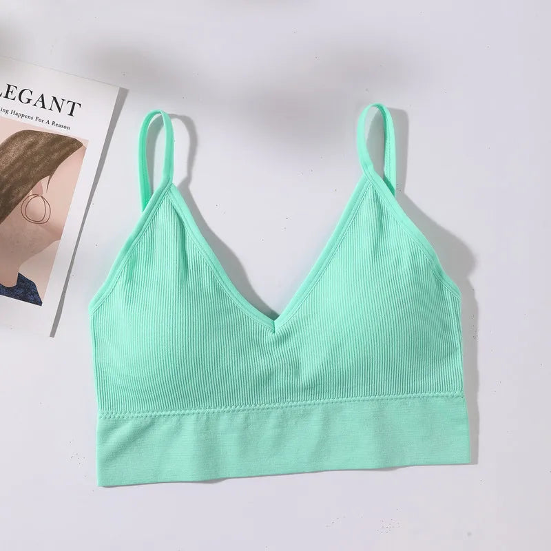 Women Bra Female Streetwear Sleeveless Tanks