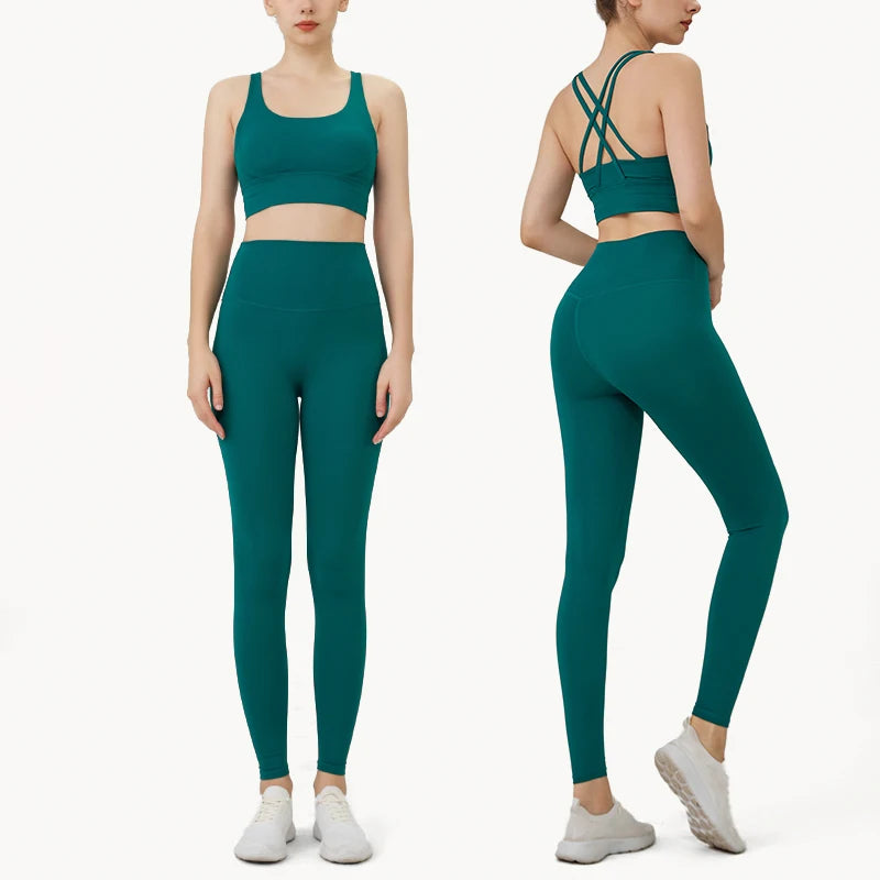 Women's Clothing Sports Bra Leggings Suit