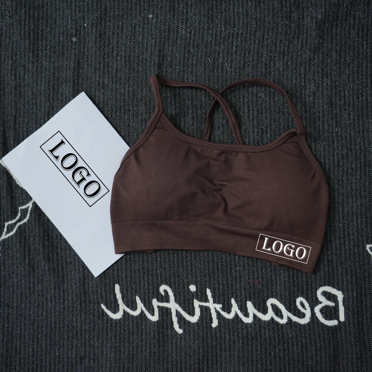 Yoga Sports Dynamic Backless Bra Medium Support Padded Gym Crop Top