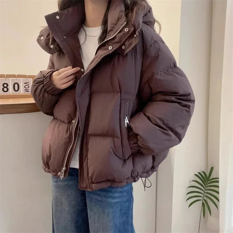 Warm Loose Puffer Jacket For Female