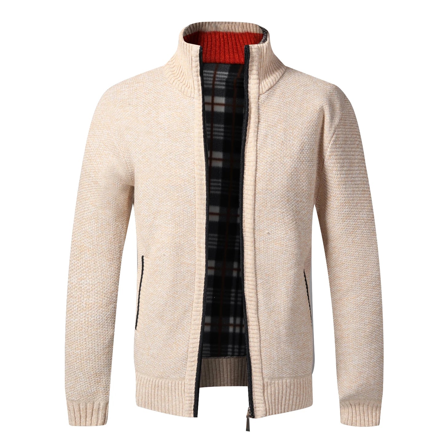 Warm Cardigan Men Fleece Sweaters Jersey