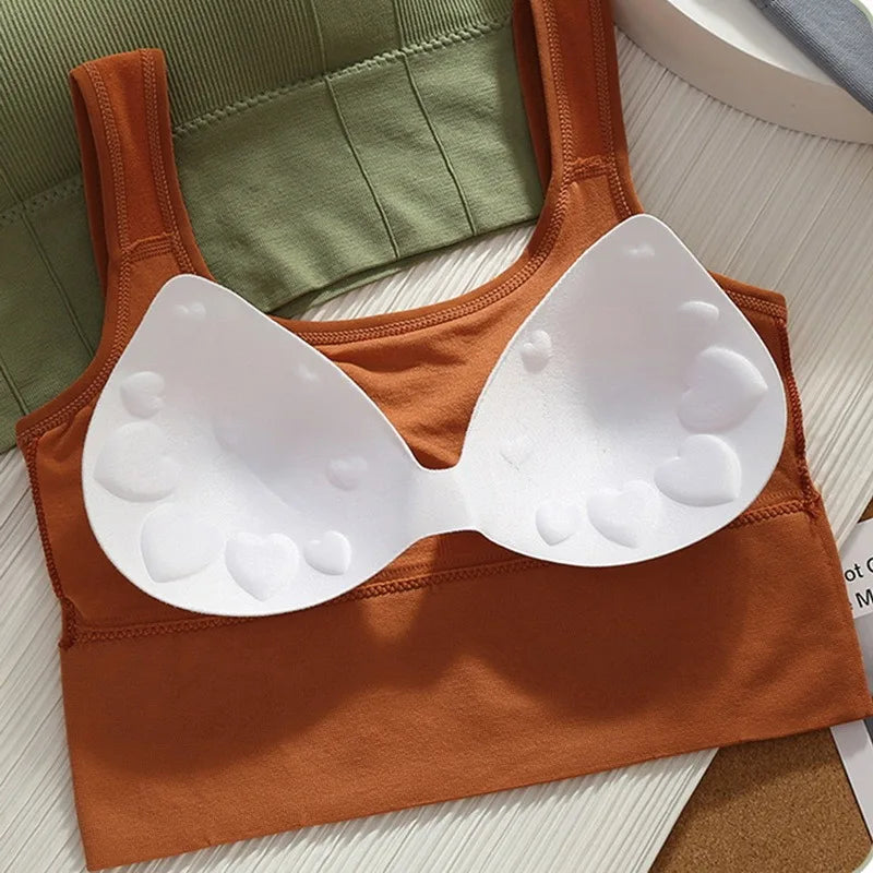 Sports Bra Anti-Sweat Fitness Top Women Seamless Yoga Bra