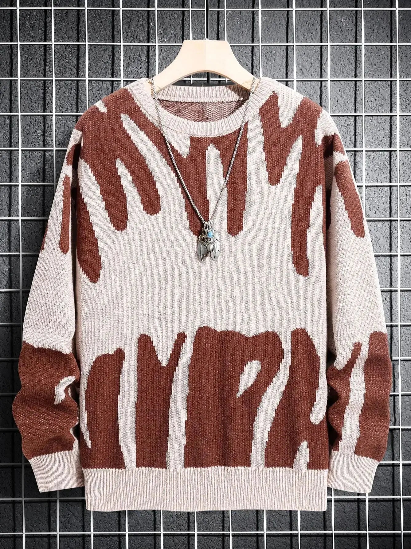 New Sweater Casual Round Neck Pullover