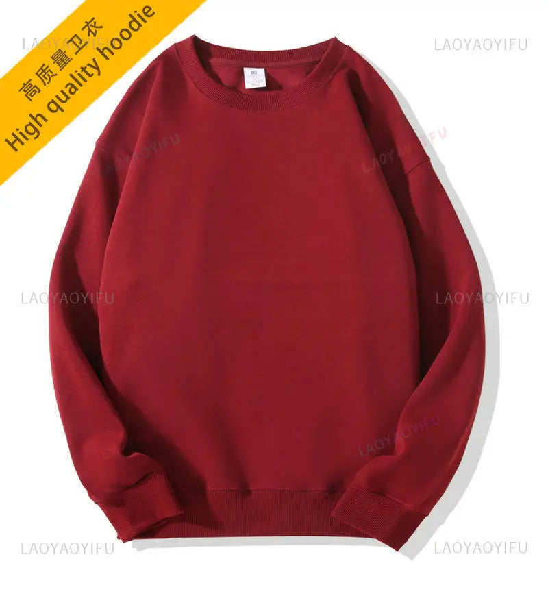 High quality Cotton hoodie women Men Sweatshirt