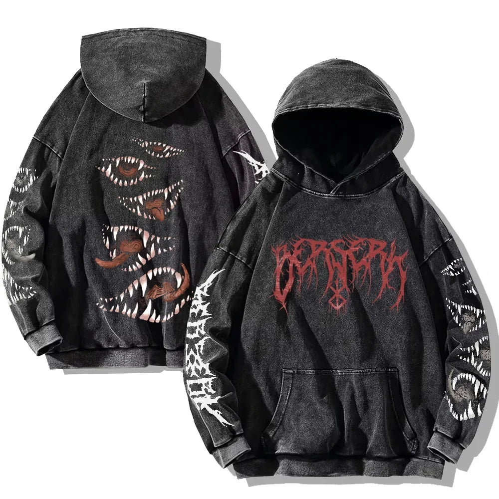 Printed Sweatshirts Long Sleeve Pullover Men Women Hoodie