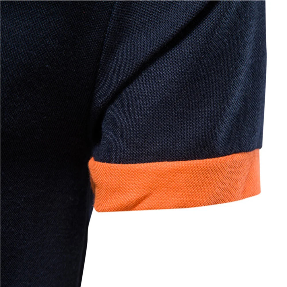 Polo Giraffe Shirt Men Quality Short Sleeve Polo Casual Business