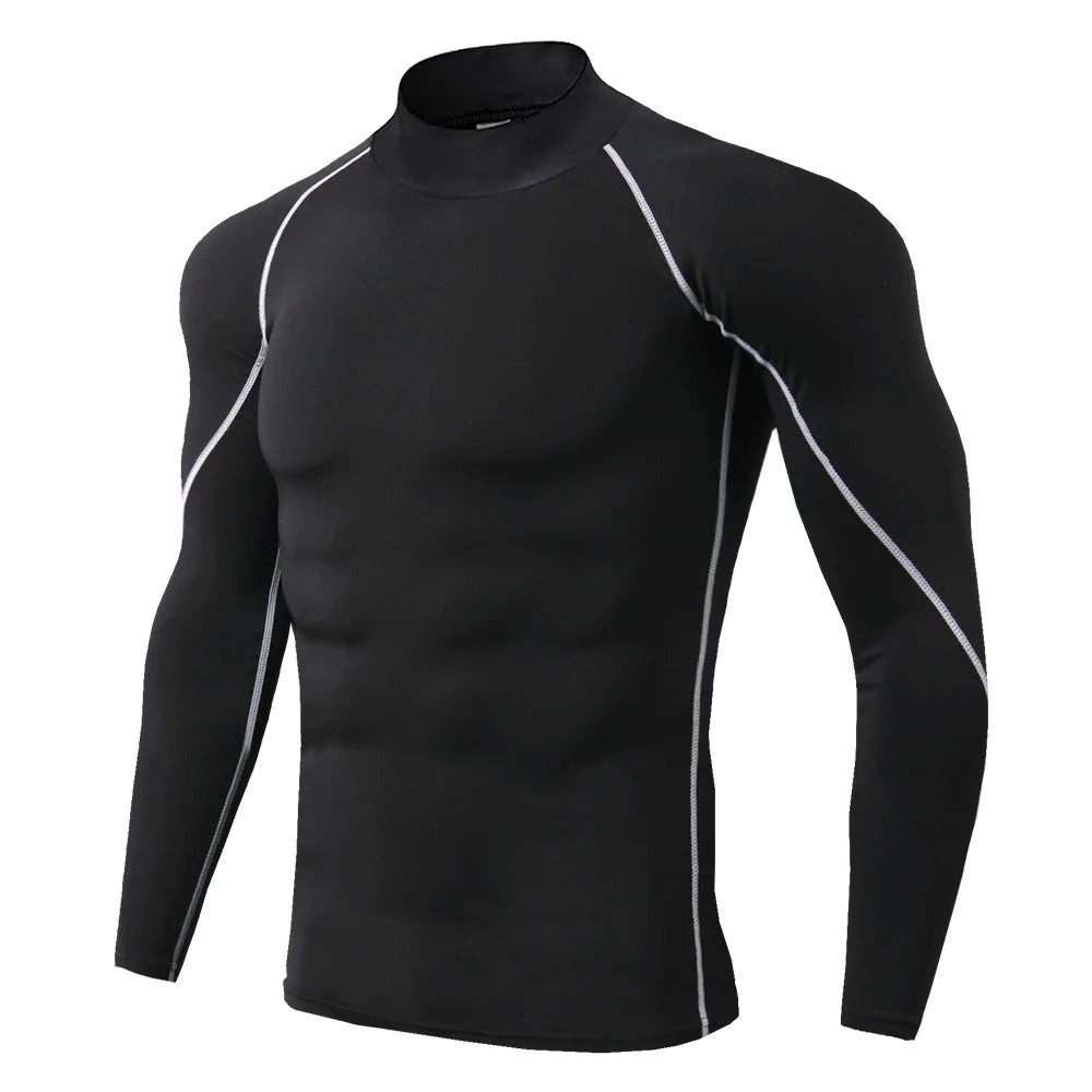 Men Sport T-shirt Fitness Tight