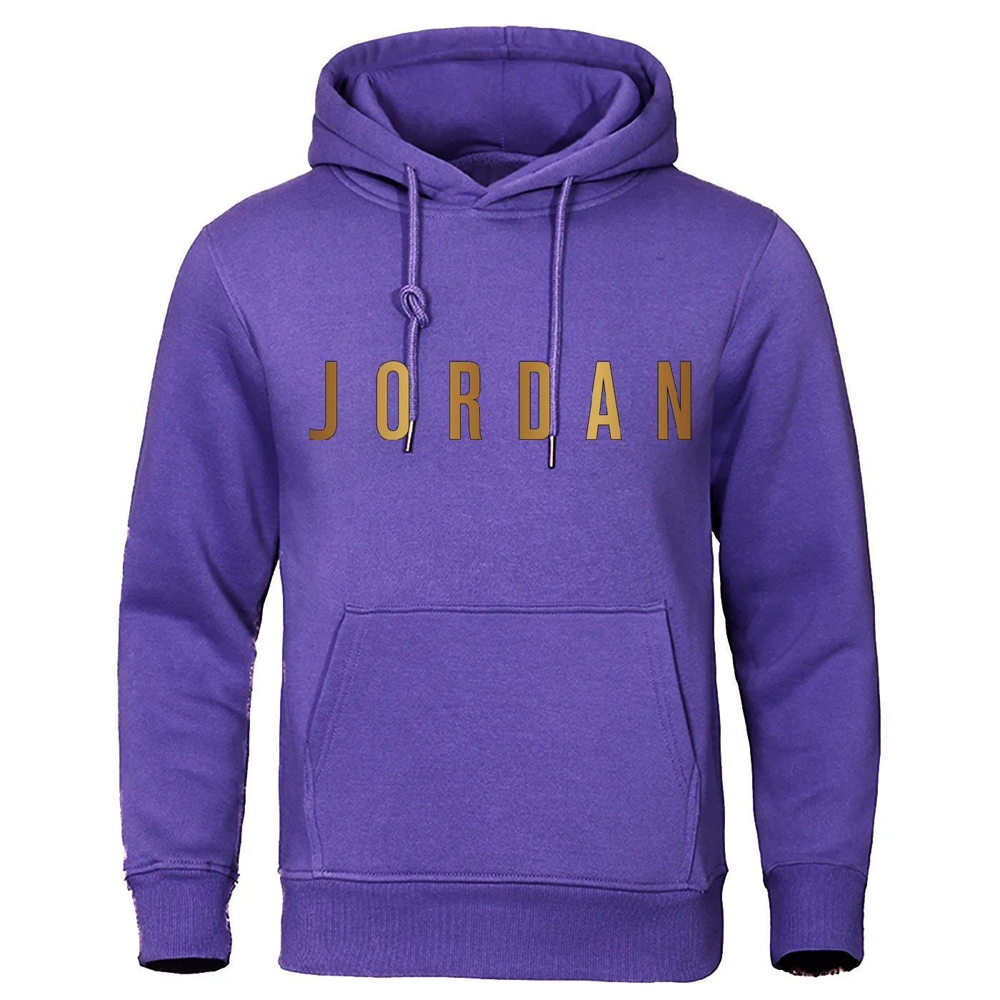 Printed men's hooded loose fashionable versatile sports shirt with pullover