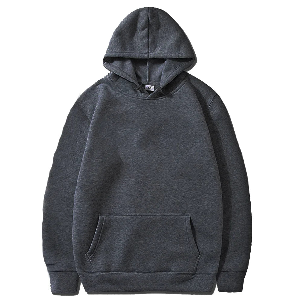 Fleece Warm Hoodies Spring Autumn Pullovers Fashion Sweatshirts Top