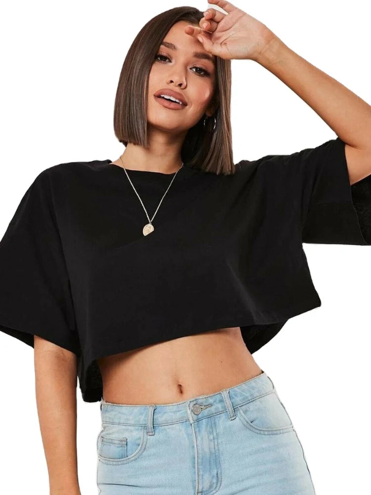 Women Short Sleeve Dance Running Clothes New Sport T-shirts