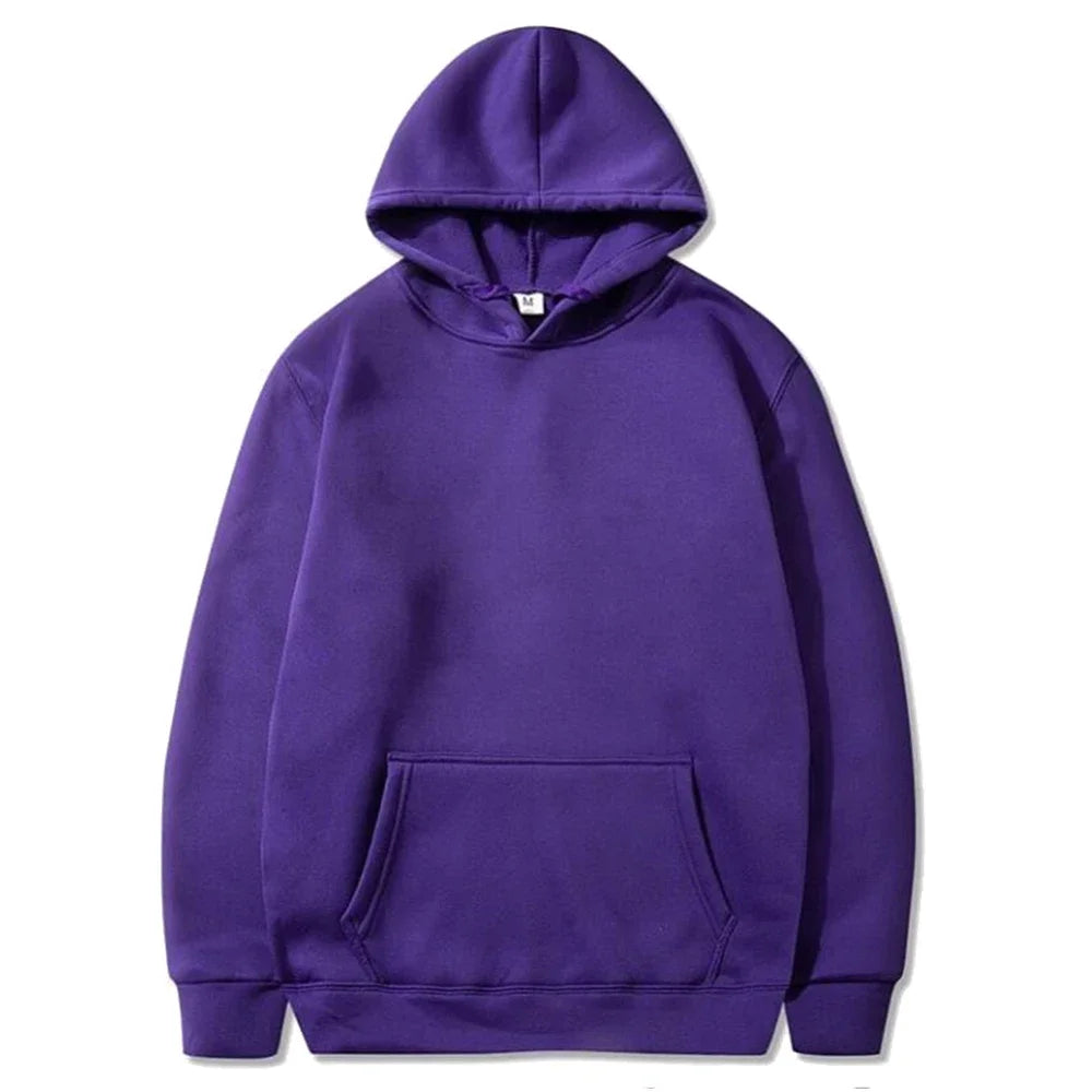Fleece Warm Hoodies Spring Autumn Pullovers Fashion Sweatshirts Top