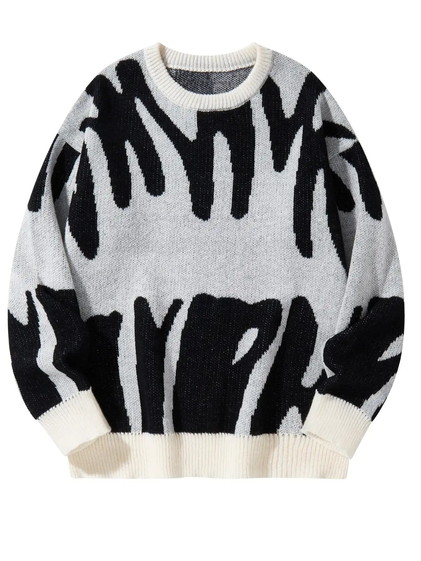 New Sweater Casual Round Neck Pullover