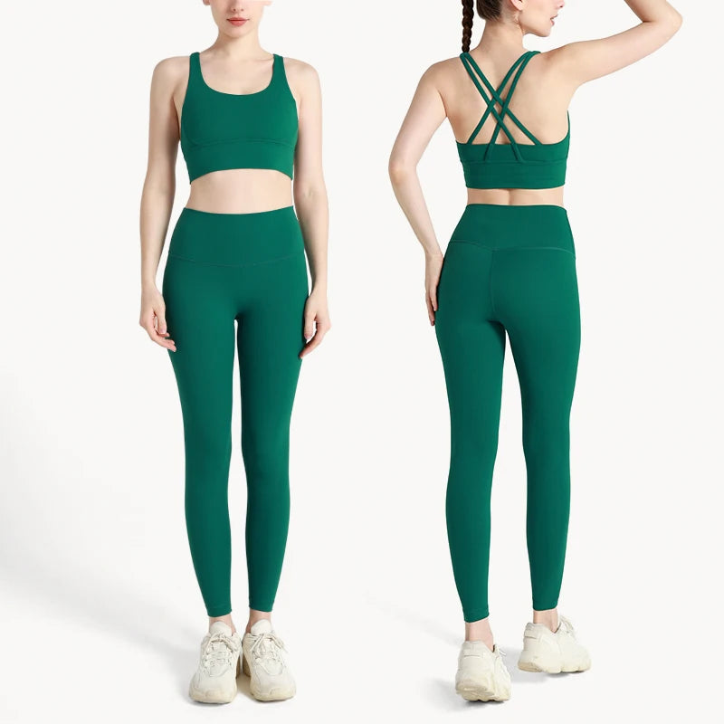 Women's Clothing Sports Bra Leggings Suit
