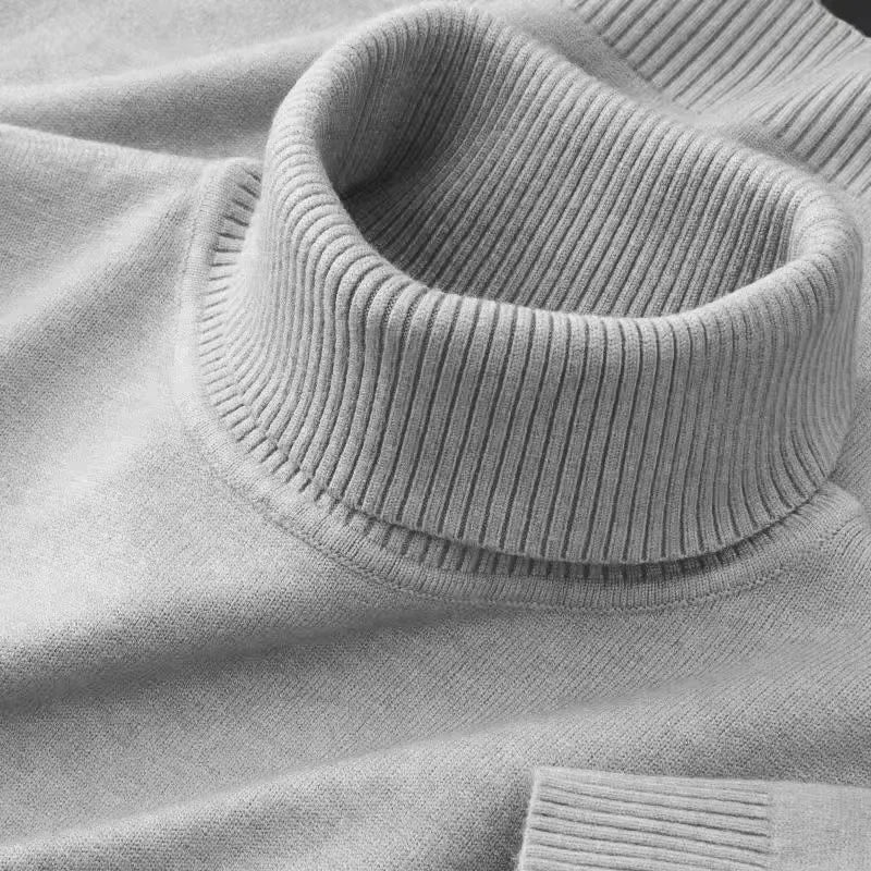 New Mens Sweaters Solid Color business Tops