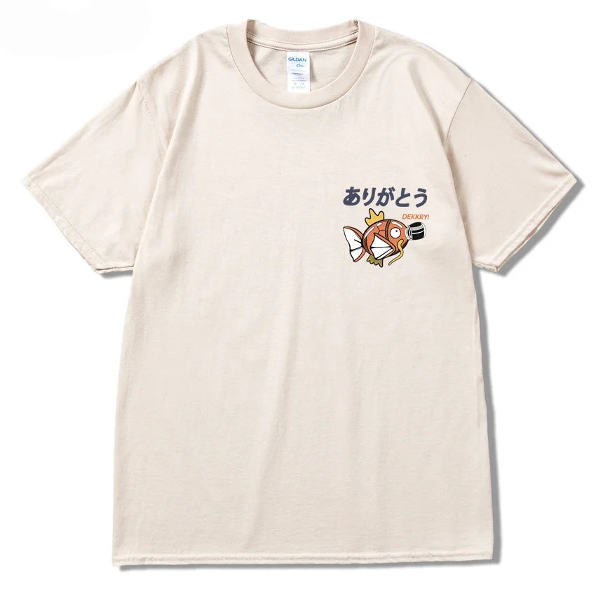Men's casual comfortable cotton short sleeve T-shirt