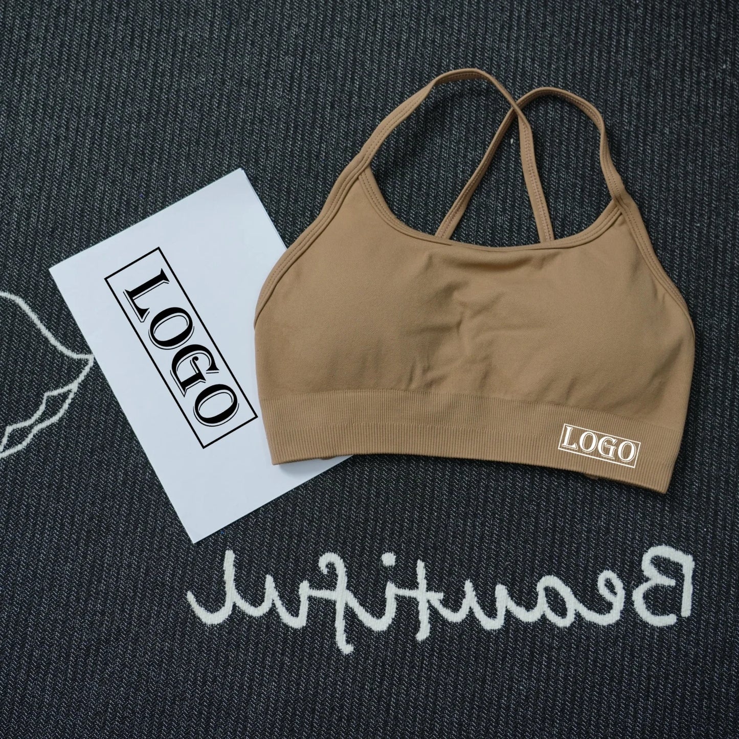 Yoga Sports Dynamic Backless Bra Medium Support Padded Gym Crop Top