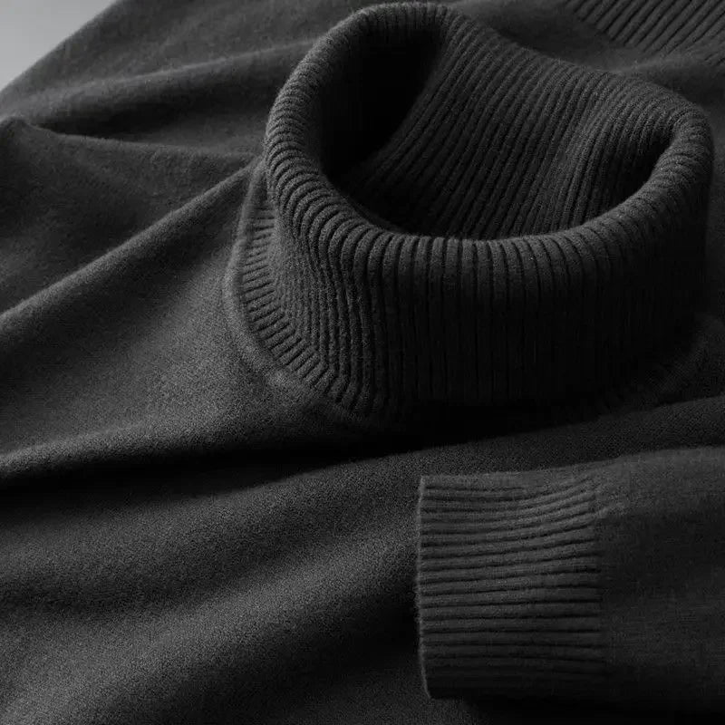 New Mens Sweaters Solid Color business Tops