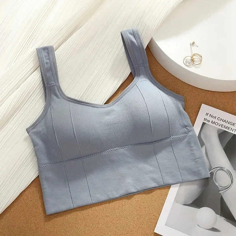Sports Bra Anti-Sweat Fitness Top Women Seamless Yoga Bra