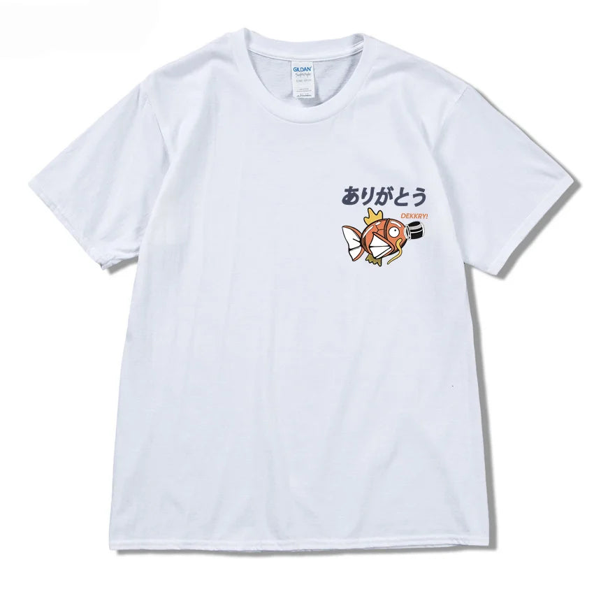 Men's casual comfortable cotton short sleeve T-shirt