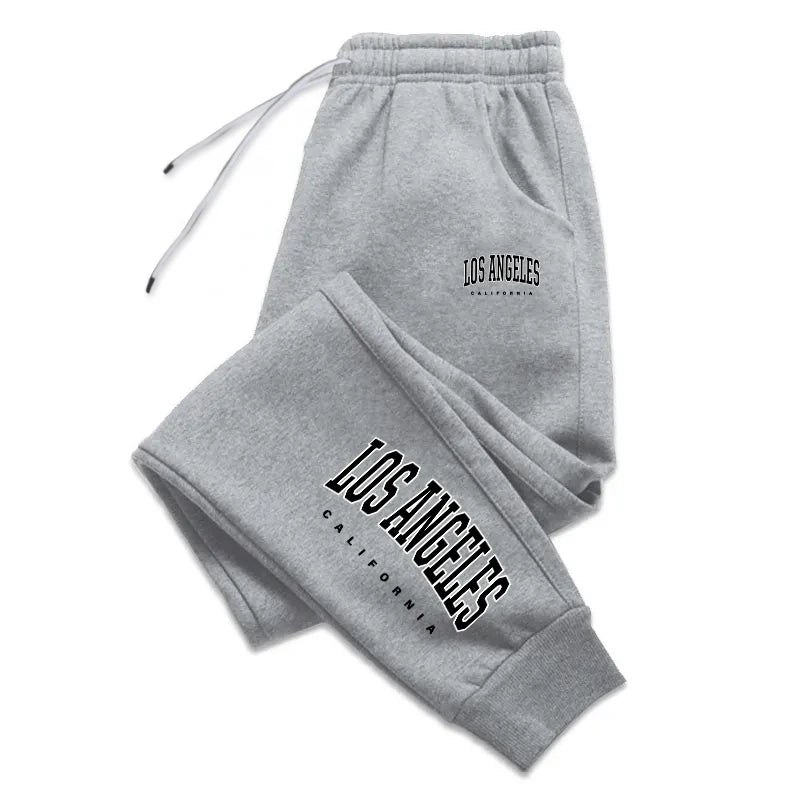 Los Angeles Womens Mens Sweatpants Elastic waist Casual Outdoors Jogging Pants