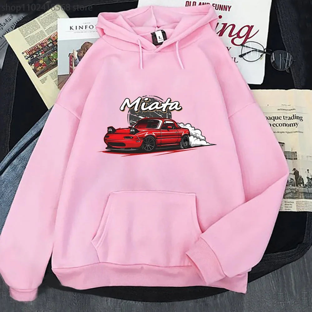 Men Hoodies Drift Jdm Sweatshirt Streetwear Unisex