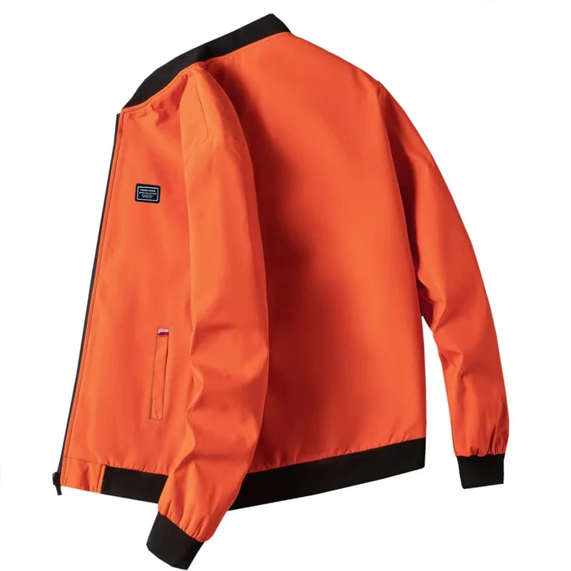 Men's Jacket Autumn Thin Long Sleeve Baseball Jacket