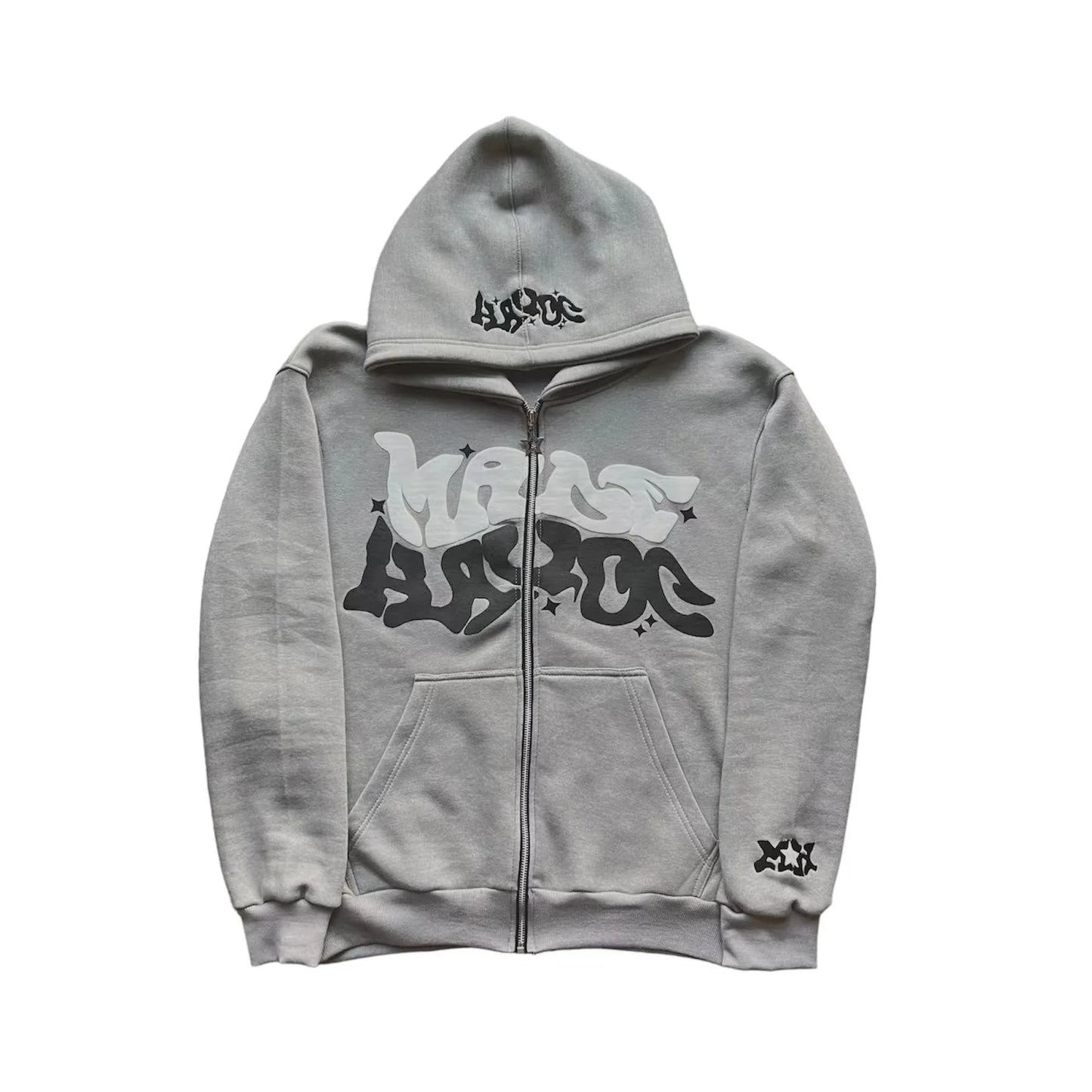 Printed Zipper Hoodies Women and Men Jacket