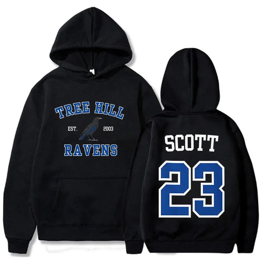Women Hoodies T with Pocket Keith Scott