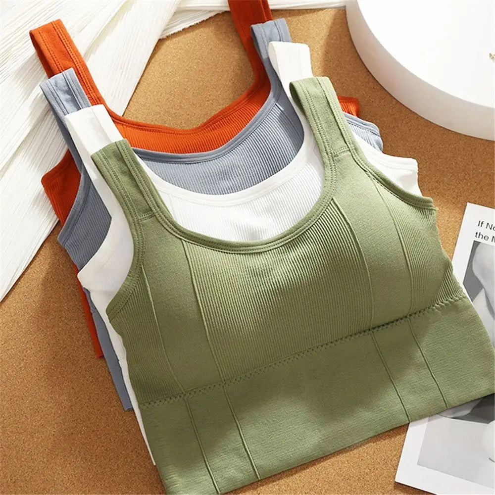 Sports Bra Anti-Sweat Fitness Top Women Seamless Yoga Bra