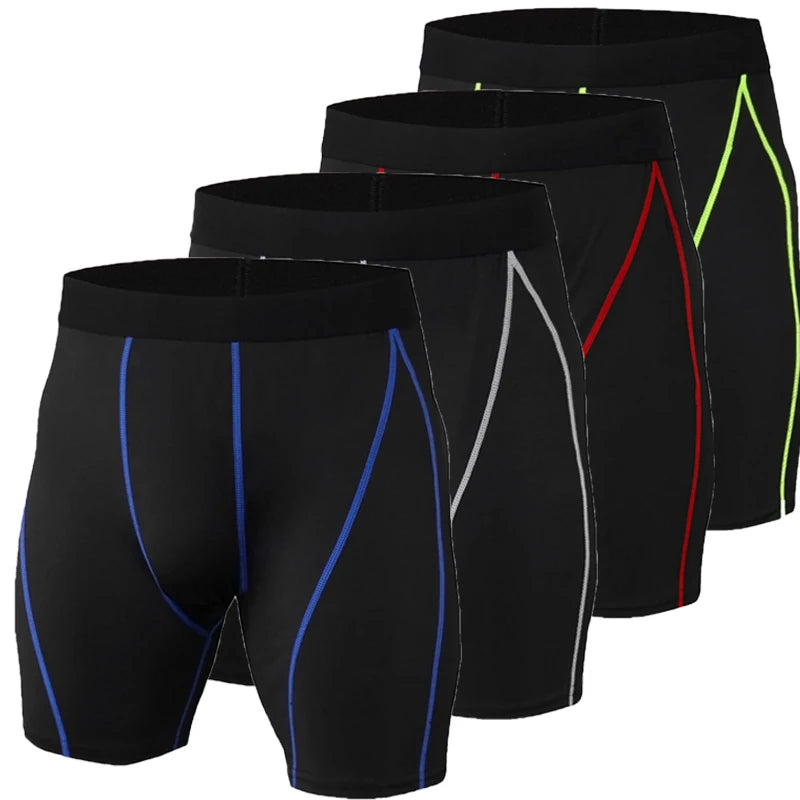 Men's Summer Skinny Tights Quick Dry Male Training Sport Shorts Jogging Gym Fitness Running Short Pants