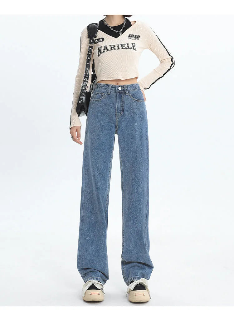 Summer New High Waisted Slim Jeans For Women
