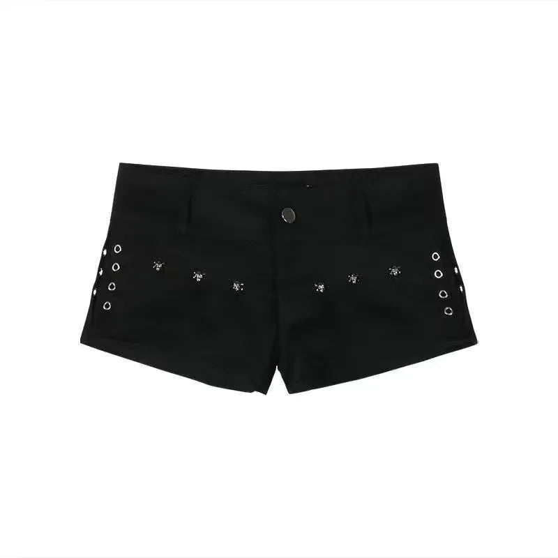 Women Streetwear Fashion 2000s Jean Shorts Denim Hot Pants