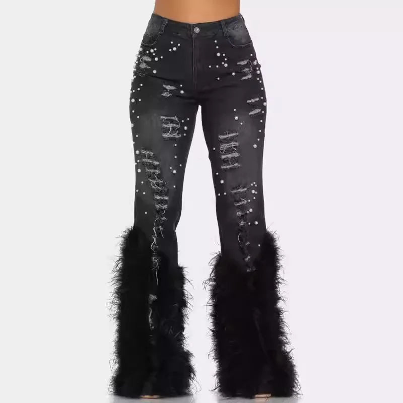 Fashion Women's Jeans Casual Denim Pant