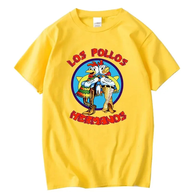Printed T-Shirt Men Fashion Casual Short Sleeves