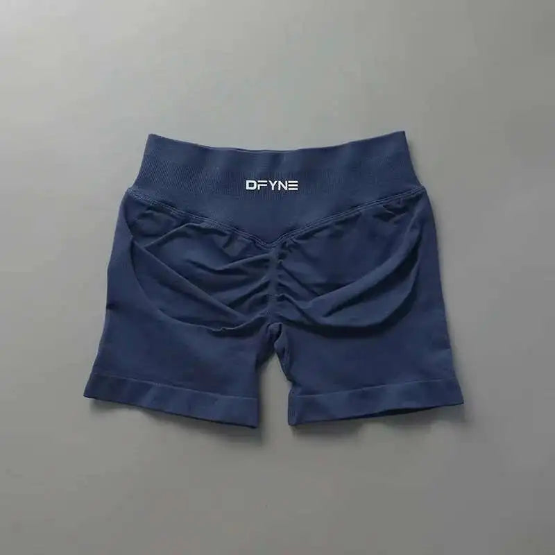 Yoga Seamless Scrunch Bum Workout Gym Booty Stretch Running Shorts