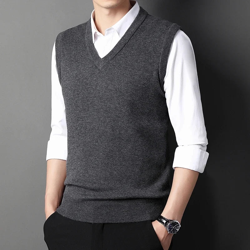 Men's Sweater Vest Casual Fashion Warm Top