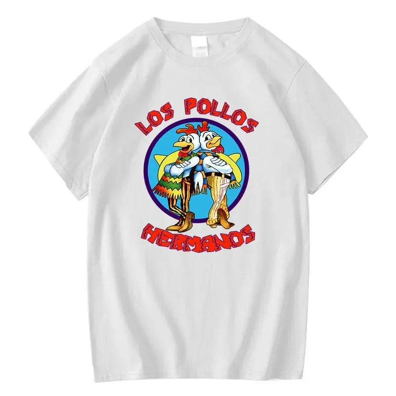 Printed T-Shirt Men Fashion Casual Short Sleeves