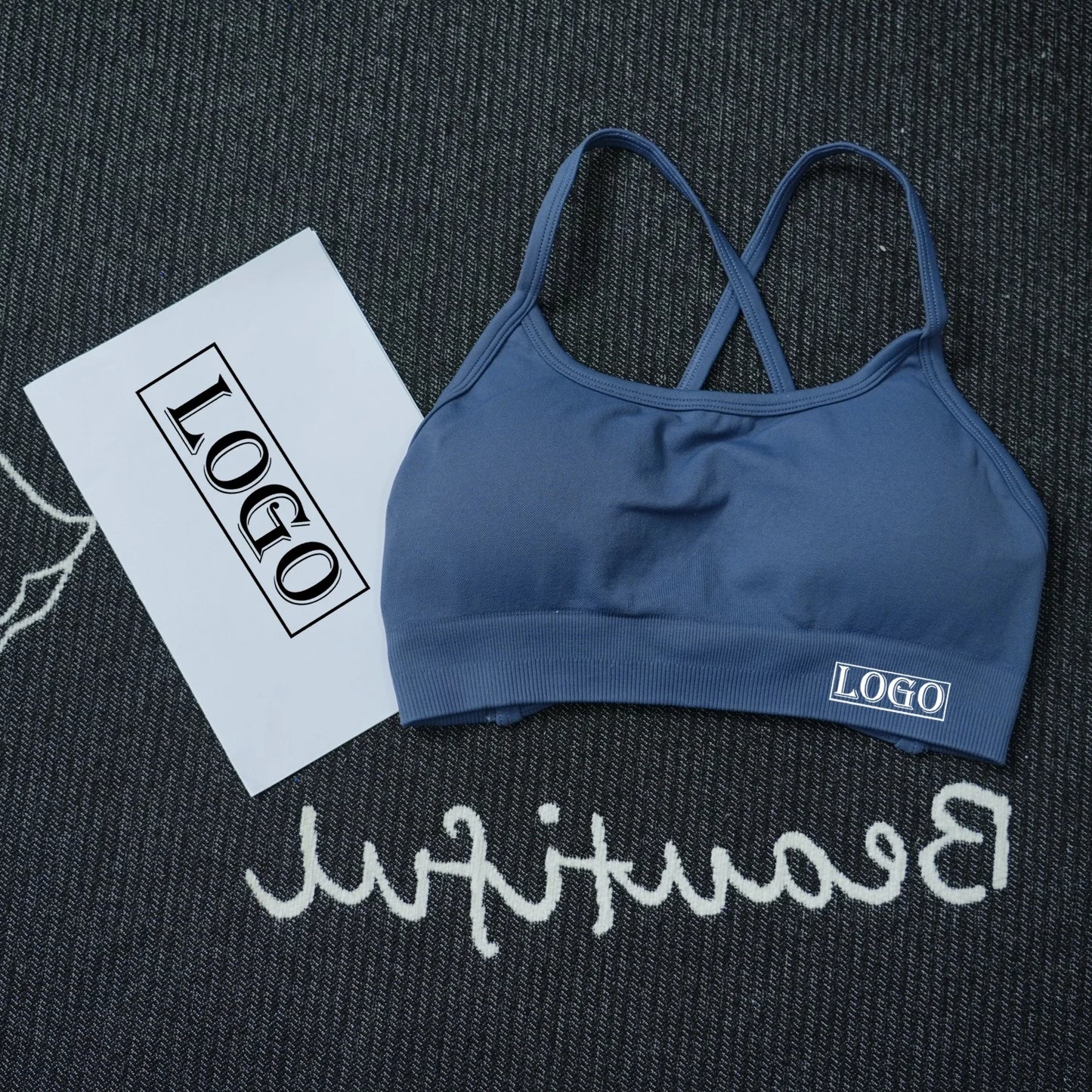 Yoga Sports Dynamic Backless Bra Medium Support Padded Gym Crop Top