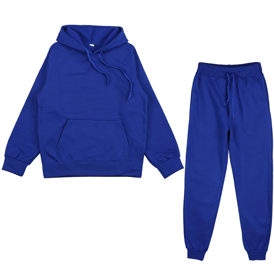 Women's Hooded Sweatshirt And Pants