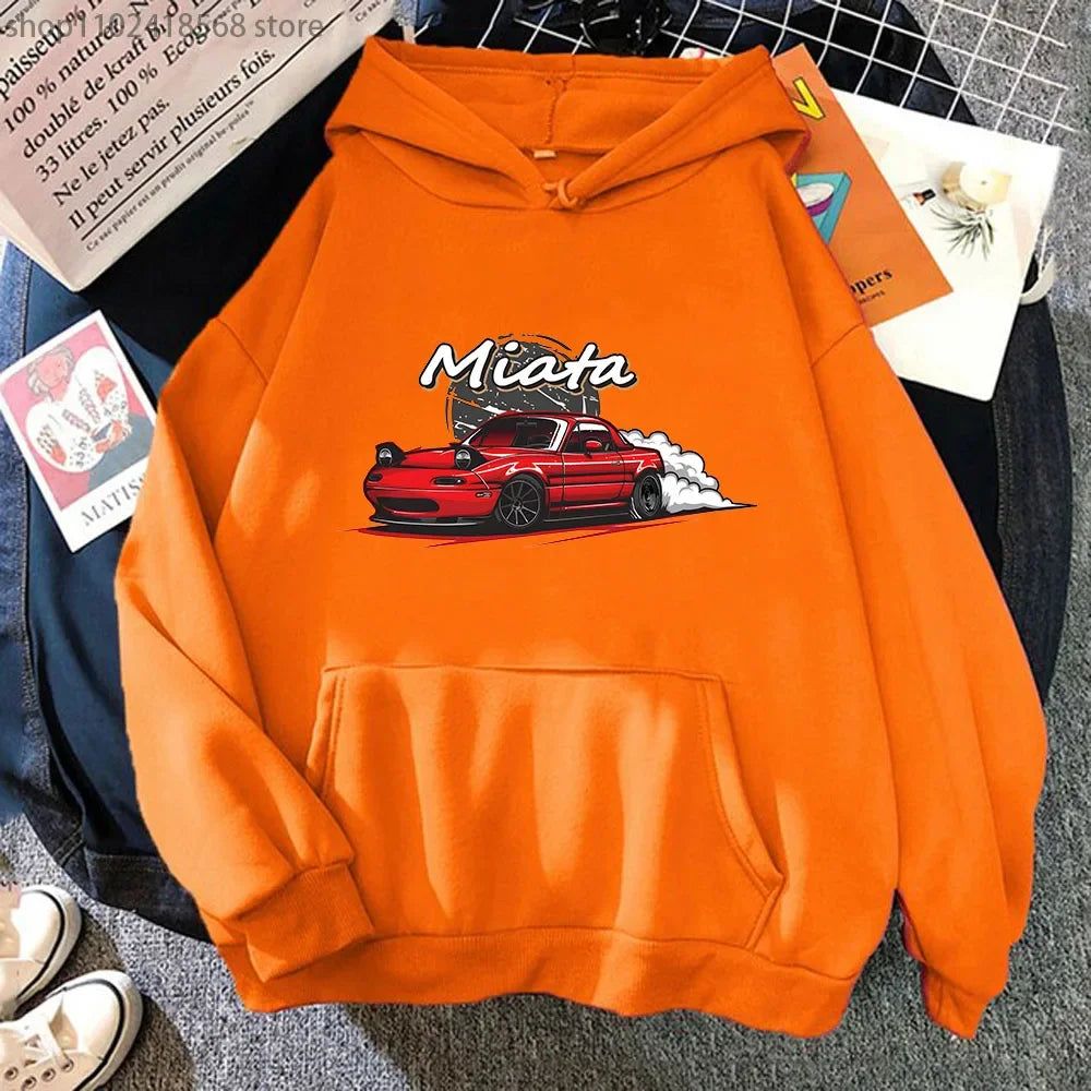 Men Hoodies Drift Jdm Sweatshirt Streetwear Unisex