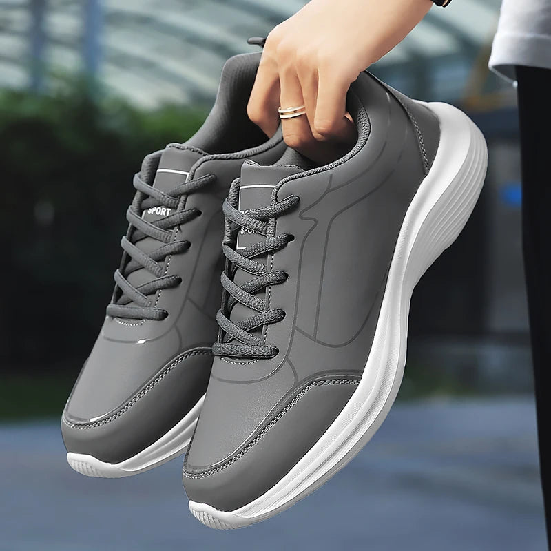 Men Casual Leather Sneakers