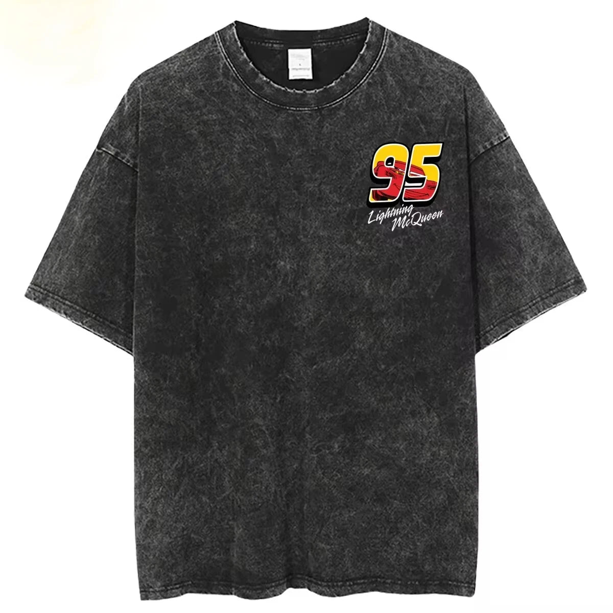 T Shirts Lightning McQueen Cars 95 Hip Hop Vintage