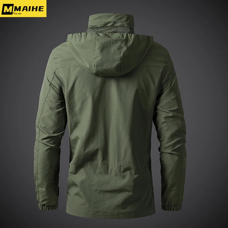 Waterproof Military Hooded Coat Male New Combat Jackets