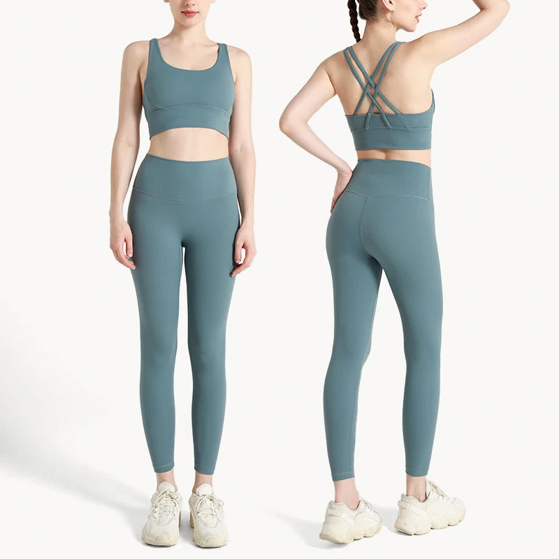 Women's Clothing Sports Bra Leggings Suit